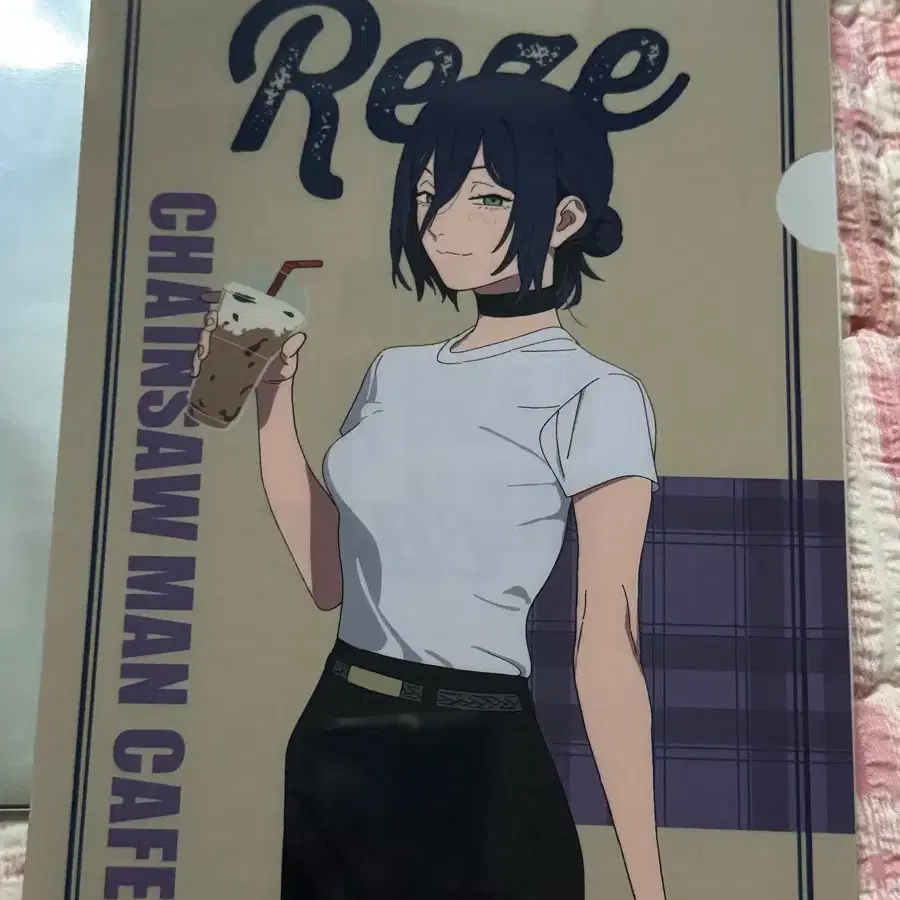 Chainsaw Man Cafe Collaboration Clear File Reze