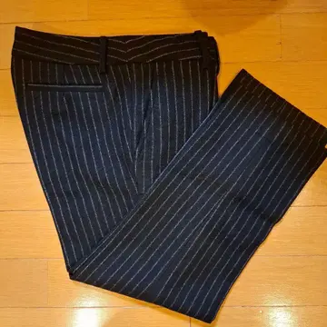 INED 7호 블랙 스트라이프 팬츠