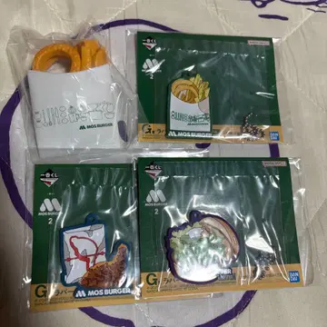 모스버거 제일복권 서포트 피규어 러버 컬렉션