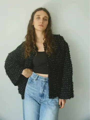 새상품 택 포함 Cygne 트위드 자켓 Xavier