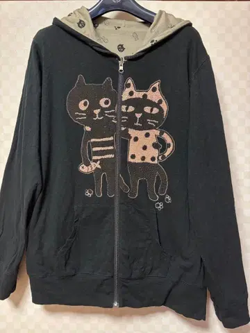 LALA CUB 라라큐브 리버서블 후드티