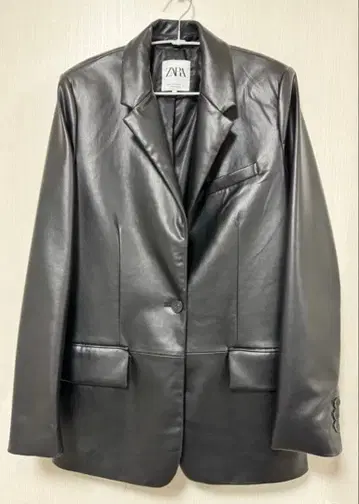 ZARA 인조 가죽 자켓 블랙 S 사이즈 [새상품급]