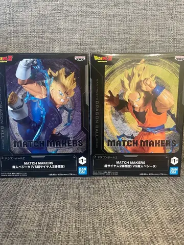 드래곤볼 MATCH MAKERS 피규어 마인 베지터 손오공 세트