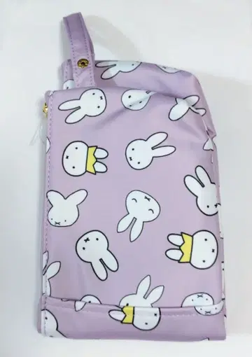 miffy 70주년 기념 헤어 다리미 케이스 연보라 미피