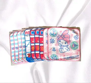 산리오 캐릭터 손수건 x 10개 세트