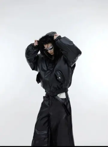 ArguE CulturE 페이크 가죽 자켓 다운 자켓 메탈