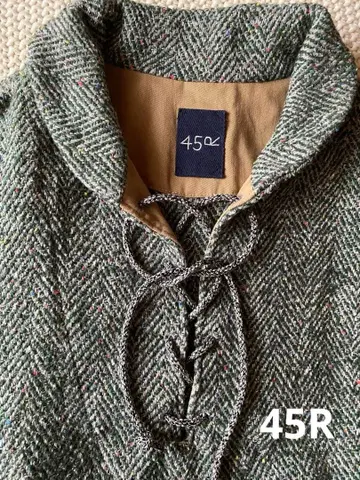 [ 기간 한정 가격 인하 ] 미사용 45R 코튼 헤링본 트위드 튜닉