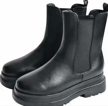 블랙 사이드 고어 부츠