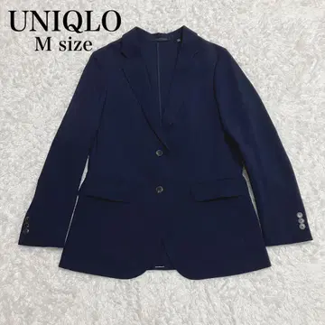 거의 미사용 UNIQLO 칸도우 자켓 릴랙스 핏 M 네이비