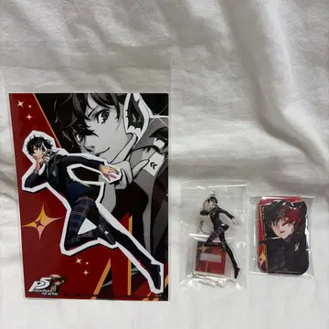 페르소나 5 더 로얄 조커 브로마이드 아크릴 키링 캔뱃지