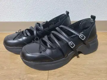 gu 지유 메리 제인 슈즈 통굽 발레 슈즈