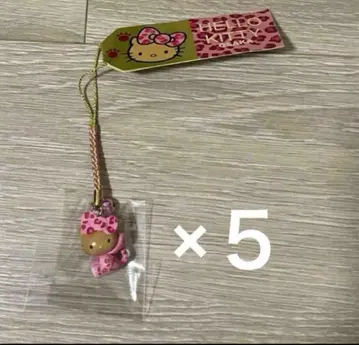 지역 한정 키티 족쇄 스트랩 오사카 한정판 5종