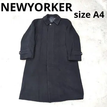 266 NEWYORKER 블랙 롱 코트 A4