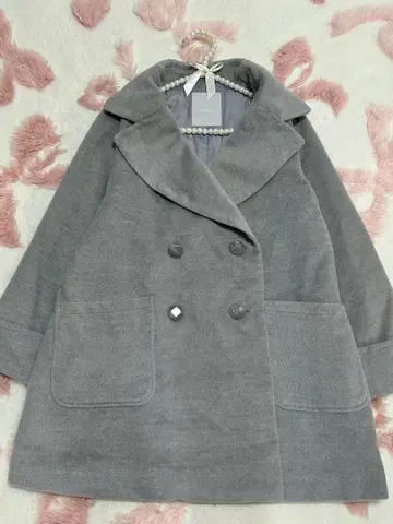 dazzlin 빅 컬러 더블 브레스트 코트