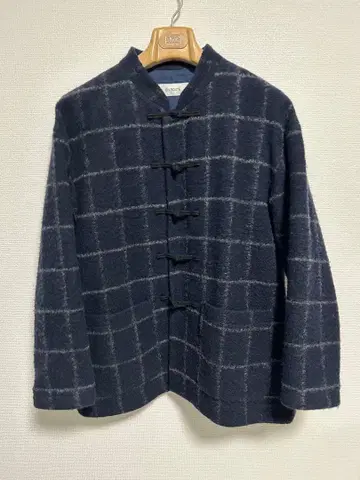 EN ROUTE2 울 차이나 자켓 블루종