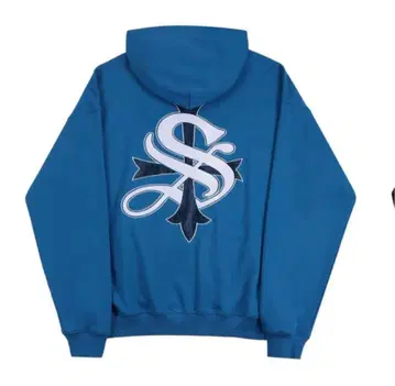 SUPPLIER 집업 후드티 파랑