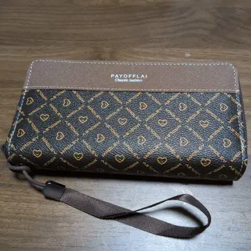 PAYOFFLAI 하트 무늬 장지갑