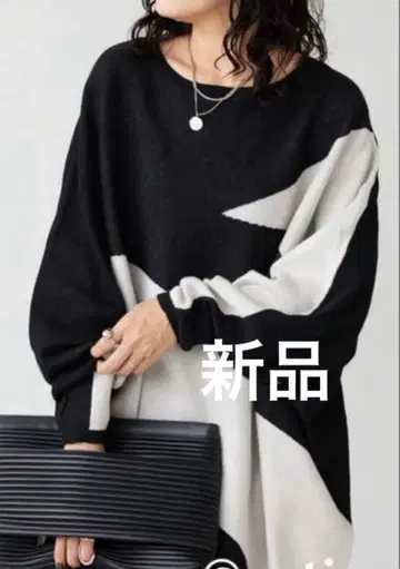 안티카 새상품 최종 가격 인하 오샤레 돌먼 니트