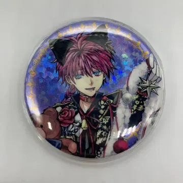 악마 집사와 검은 고양이 아쿠네코 난자타운 콜라보 라토 홀로그램 캔뱃지