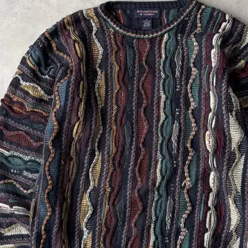 15085 USED 뜨개질 3D 니트 스웨터