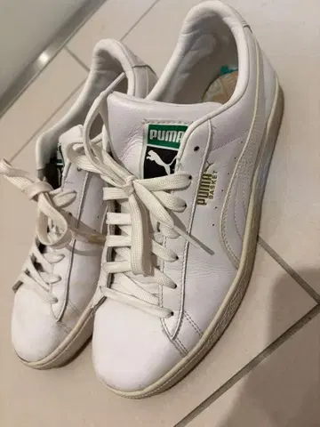 푸마 덩크 화이트 스니커즈