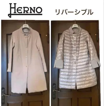 [ 새상품급 ] HERNO 리버서블 코트