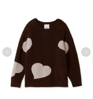 스나이델 홈 하트 자카드 풀오버