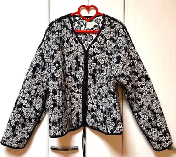 자라 꽃무늬 퀼트 자켓 리버서블 자켓