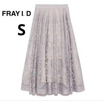 새상품급 FRAY I.D 프레이 아이디 패널 자카드 스커트 S