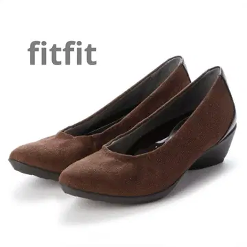 새상품급 핏핏 fitfit 발수 펌프스니커즈 펌프스 브라운
