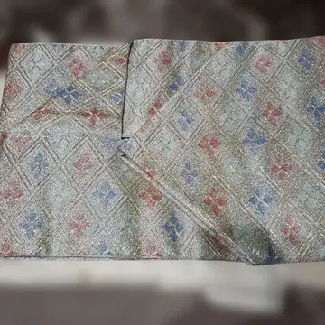 꽃무늬 반폭 오비