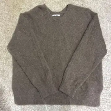 Whim Gazette V넥 캐시미어 혼방 니트