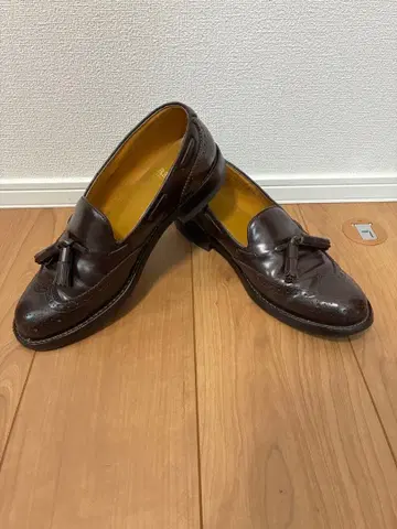 REGAL 다크 브라운 태슬 가죽 로퍼