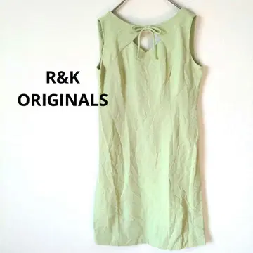 R&K ORIGINALS 슬리브리스 무릎 기장 원피스 그린