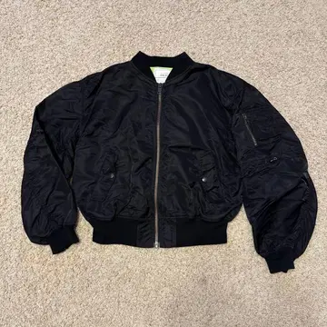 X-girl MA-1 자켓 블랙 2