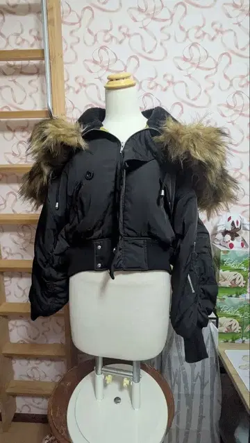 퍼 자켓 ( 안감 옐로우 컬러 )