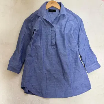 언타이틀 UNTITLED 스키퍼 셔츠 코튼 블루 일본제