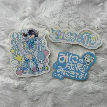 iLiFE 일본 무도관 ONELIFE! 스티커 무지개 깃털 미니