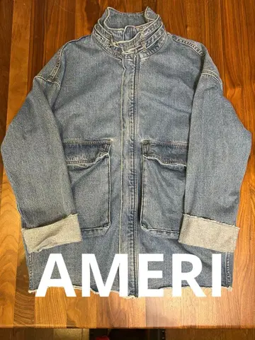 새상품급 AMERI 데님 자켓 쿠로이시 나오코 착용
