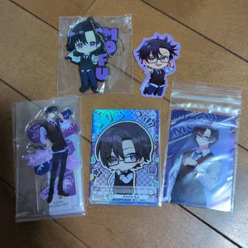 컬러풀 피치 모후군 묶음 판매 아크릴 펜 스탠드 러버 참 등