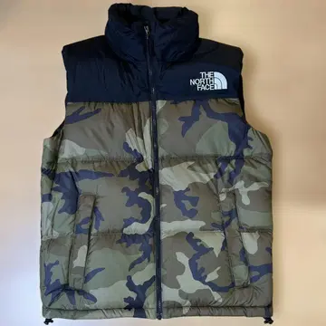 THE NORTH FACE 다운 베스트 M 카모플라쥬