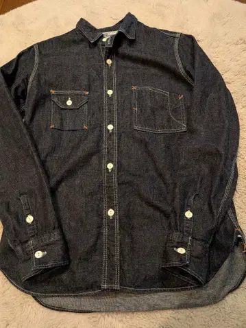 새상품급 TCB청바지 캣라이트 셔츠 34 TCBJEANS 데님 셔츠