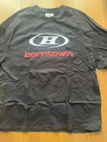 borntowin 블랙 T셔츠 사이즈 3