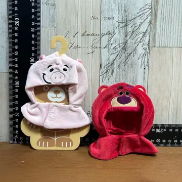 돼지와 곰 캐릭터 옷 갈아입기 의류