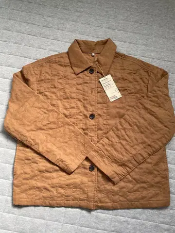 무인양품 퀼팅 자켓 S 사이즈 브라운 택 포함 미사용