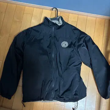 쿠티르 2way 리버서블 나일론 보아 블루종 자켓