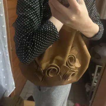 장미 무늬 백 숄더백