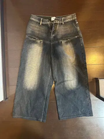 WHO'S WHO gallery 슬래시 포켓 블라스트 와이드 데님