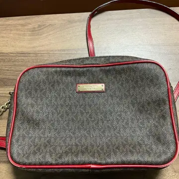 MICHAEL KORS 숄더백 브라운/레드