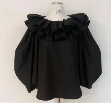 Cygne 시뉴 목 프릴 블라우스